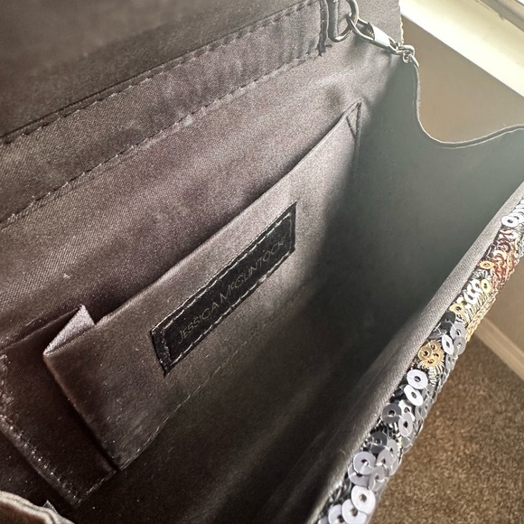 Jessica McClintock Sequin Clutch Purse - Picture 2 of 2